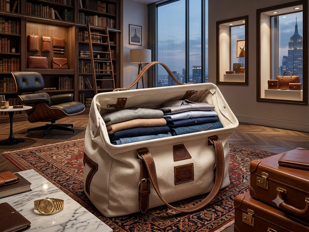 Carryall canvas bag