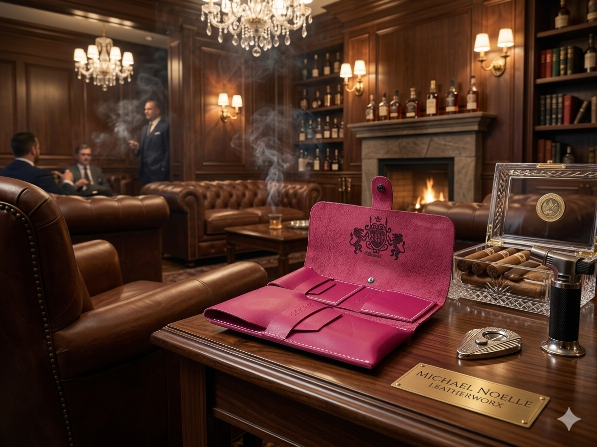 Brutus cigar pouch (pink)