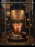 Steamer Bag (Chestnut canvas and leather)